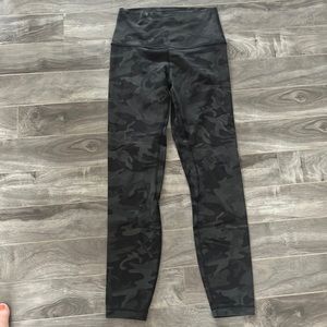 Lululemon Align leggings size 4 camo print